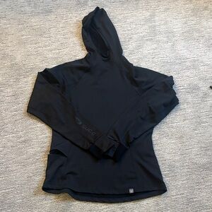 SUGOI Black Athletic Hoodie with Subtle Logo